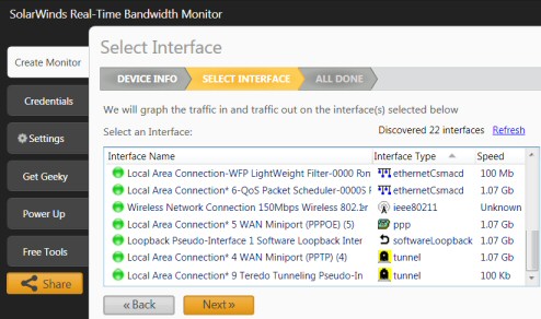 real time network traffic monitor